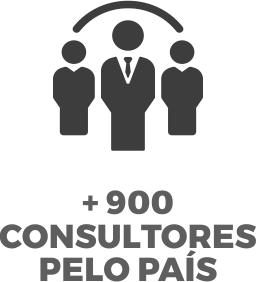 + 900 consultores pelo país