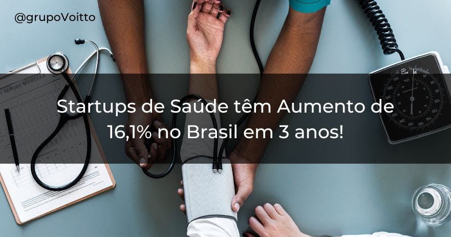 Startups de Saúde têm Aumento de 16,1% no Brasil em 3 anos!