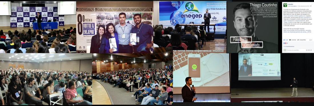 Thiago Coutinho em grandes eventos